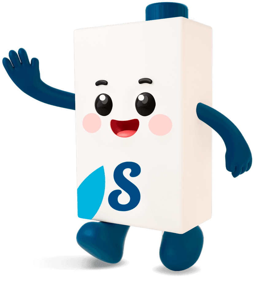 Silky milk bottle